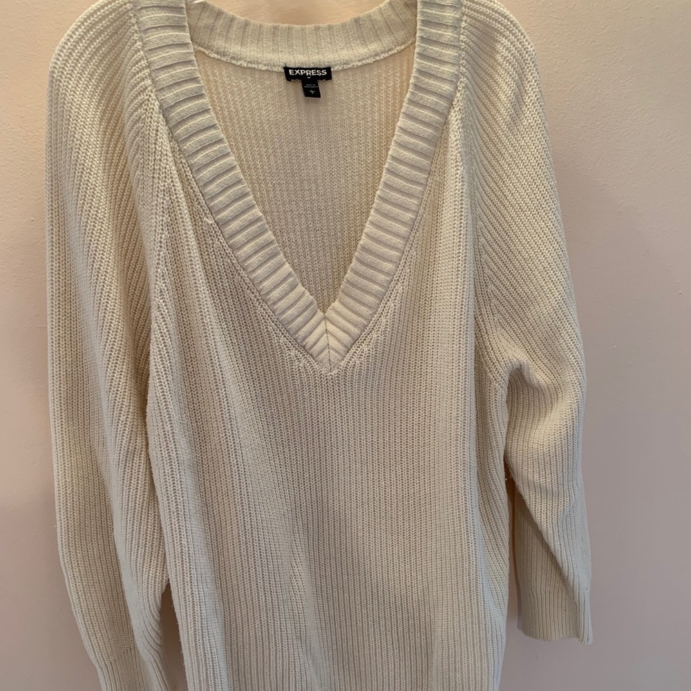 Warm and soft off white express sweater
